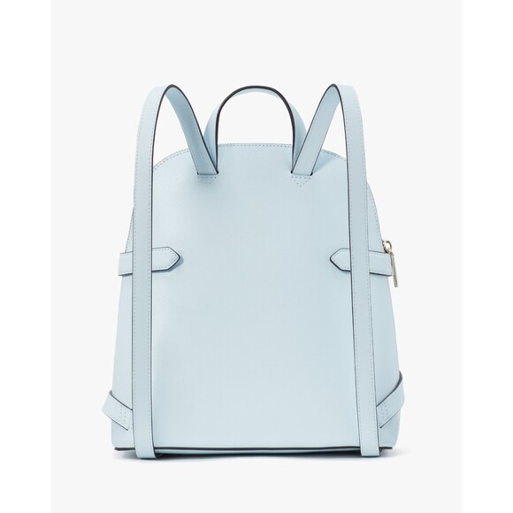 New Kate Spade Staci Saffiano Leather Dome Backpack Crisp Sky - Picture 5 of 5